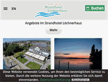 Tablet Screenshot of loechnerhaus.de